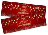 Personalised Banner Christmas Design Party Decoration 16