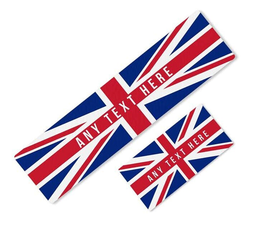 PERSONALISED UNION JACK BEER LABEL BAR RUNNER IDEAL HOME PUB CAFE OCCASION