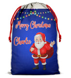 Personalised Christmas Sack Santa Bag Xmas Boy Girl Gift Stocking Bag 10