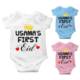 Personalised Eid Baby Vest Baby grow Little baby body suit 2