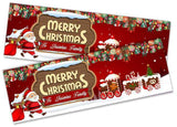 Personalised Banner Christmas Design Party Decoration 16