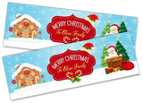 Personalised Banner Christmas Design Party Decoration 11