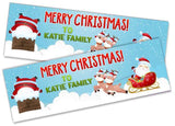 Personalised Banner Christmas Design Party Decoration 18
