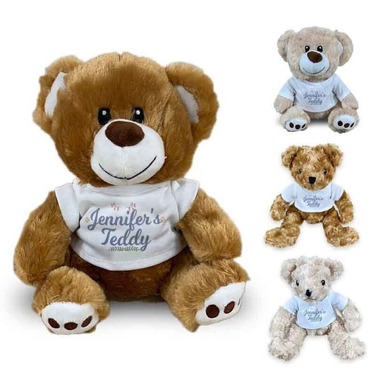 Personalised Teddy Bear Printed Soft Toy Baby Birthday Gift Christening 8