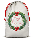 Personalised Christmas Sack Santa Bag Xmas Boy Girl Gift Stocking Bag 14