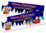 Personalised Banner Christmas Design Party Decoration 17