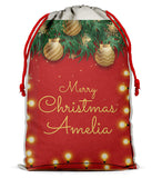 Personalised Christmas Sack Santa Bag Xmas Boy Girl Gift Stocking Bag 11