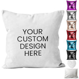 Personalised Cushion Floral Sequin Cushion Pillow Printed Birthday Gift 99
