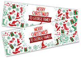 Personalised Banner Christmas Design Party Decoration 11
