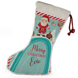 Personalised Any Name Christmas Stocking Tree Decoration Gift Present 3