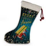 Personalised Any Name Christmas Stocking Tree Decoration Gift Present 4