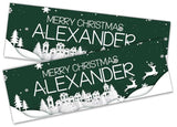 Personalised Banner Christmas Design Party Decoration 9