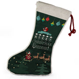 Personalised Any Name Christmas Stocking Tree Decoration Gift Present 1