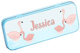 Personalised Any Name Generic Pencil Case Tin Children School Kids Stationary 14
