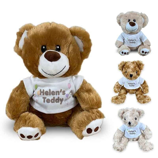 Personalised Teddy Bear Printed Soft Toy Baby Birthday Gift Christening 7