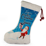 Personalised Any Name Christmas Stocking Tree Decoration Gift Present 4