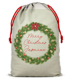 Personalised Christmas Sack Santa Bag Xmas Boy Girl Gift Stocking Bag 14