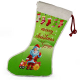 Personalised Any Name Christmas Stocking Tree Decoration Gift Present 2