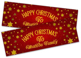 Personalised Banner Christmas Design Party Decoration 14