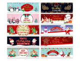 Personalised Banner Christmas Design Party Decoration 12