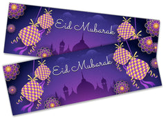 Eid Mubarak Banners Children Kids Adults Party Decoration idea 266