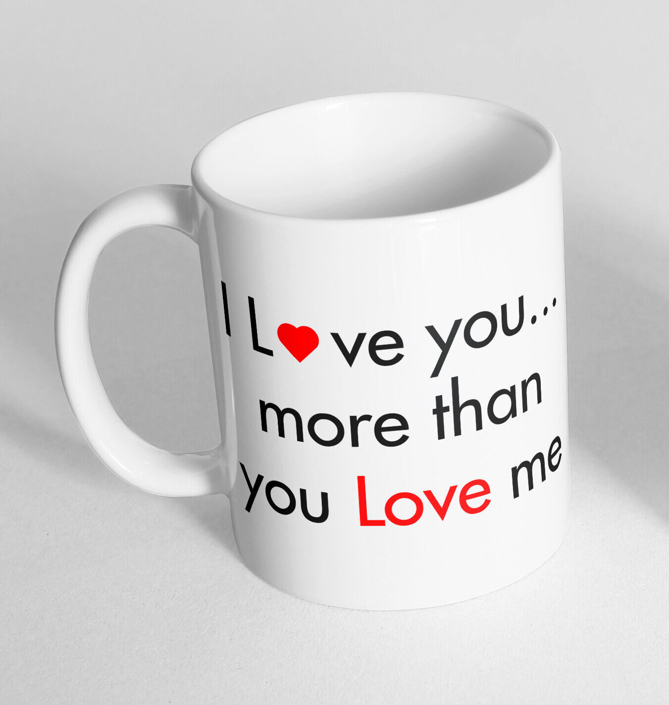I Love You Printed Cup Ceramic Novelty Mug Funny Gift Coffee Tea 9