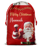 Personalised Christmas Sack Santa Bag Xmas Boy Girl Gift Stocking Bag 13