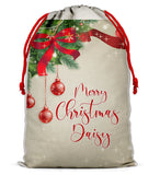 Personalised Christmas Sack Santa Bag Xmas Boy Girl Gift Stocking Bag 7