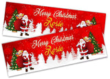 Personalised Banner Christmas Design Party Decoration 10