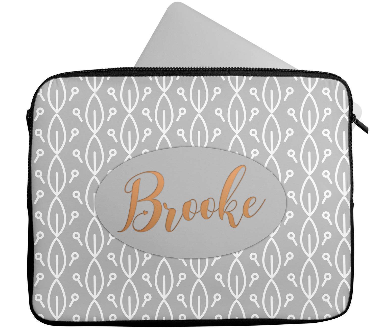 Personalised Any Name Patterned Design Laptop Case Sleeve Tablet Bag 25
