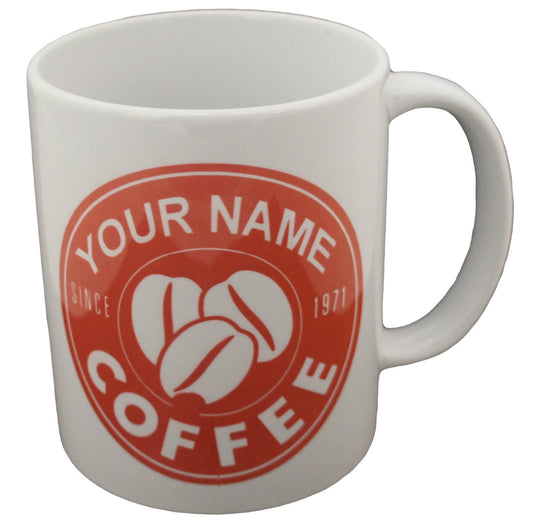 COSTA COFFEE Personalised Name & Birth Year Mug Tea Coffee Novelty Birthday Gift