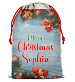 Personalised Christmas Sack Santa Bag Xmas Boy Girl Gift Stocking Bag 11
