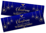 Personalised Banner Christmas Design Party Decoration 17