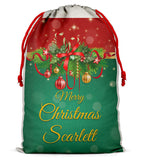 Personalised Christmas Sack Santa Bag Xmas Boy Girl Gift Stocking Bag 7