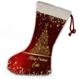 Personalised Any Name Christmas Stocking Tree Decoration Gift Present 2