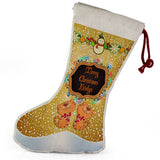 Personalised Any Name Christmas Stocking Tree Decoration Gift Present 4