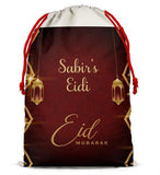 Personalised Eid Sack Bag Boy Girl eid Gift idea Stocking Bag 6