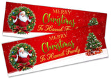 Personalised Banner Christmas Design Party Decoration 11
