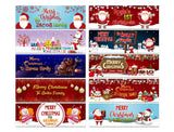 Personalised Banner Christmas Design Party Decoration 16