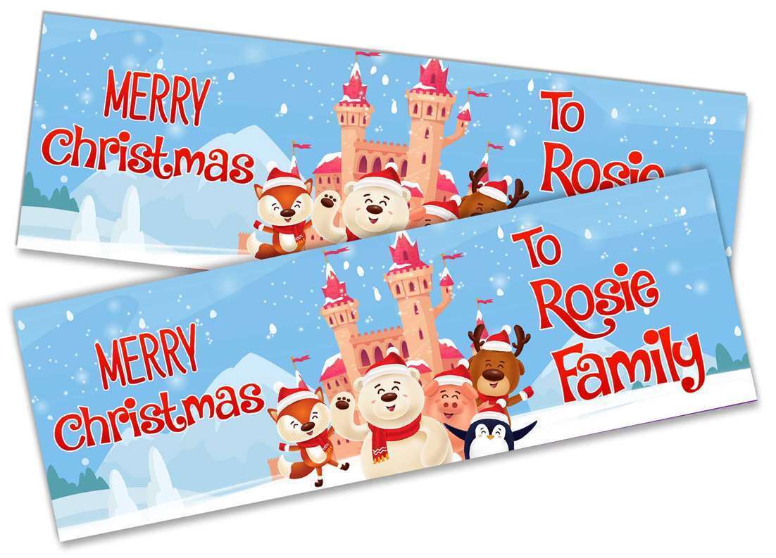 Personalised Banner Christmas Design Party Decoration 13