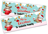 Personalised Banner Christmas Design Party Decoration 18