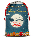 Personalised Christmas Sack Santa Bag Xmas Boy Girl Gift Stocking Bag 7