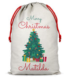 Personalised Christmas Sack Santa Bag Xmas Boy Girl Gift Stocking Bag 7