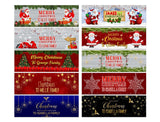 Personalised Banner Christmas Design Party Decoration 17