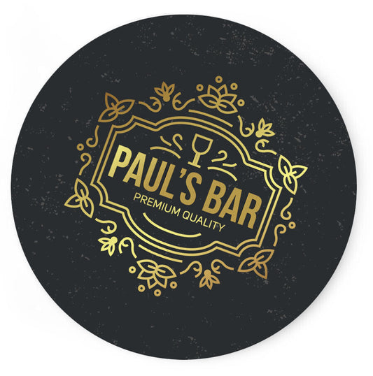 Personalised Any Name Bar Coaster Beer Home Pub Cafe Occasion Gift Idea 35