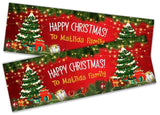 Personalised Banner Christmas Design Party Decoration 18