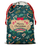 Personalised Christmas Sack Santa Bag Xmas Boy Girl Gift Stocking Bag 10