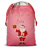 Personalised Christmas Sack Santa Bag Xmas Boy Girl Gift Stocking Bag 10