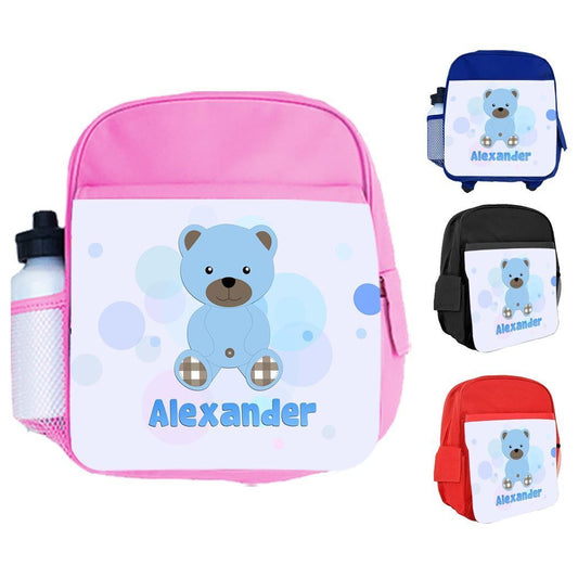 Personalised Kids Backpack Any Name Generic Design Boys Girls kid School Bag 46