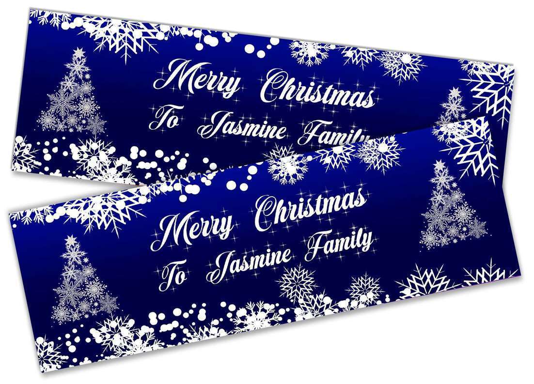 Personalised Banner Christmas Design Party Decoration 10